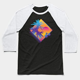 Sunset-DOS Baseball T-Shirt